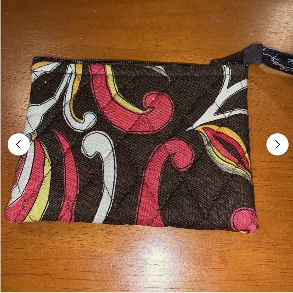 vera bradley small zip case Retired Puccini NWT